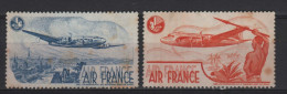 2 Vignettes Usagées " AIR FRANCE " - Aviation