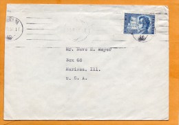 Finland 1956 Cover Mailed To USA - Briefe U. Dokumente