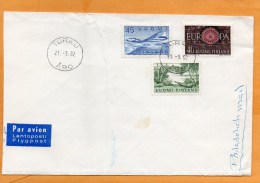 Finland 1962 Cover Mailed To USA - Cartas & Documentos