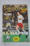 1982 FIFA World Cup - Spanish Magazine - Poland Players & Team - Lato, Boniek... - Bücher