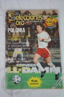 1982 FIFA World Cup - Spanish Magazine - Poland Players & Team - Lato, Boniek... - Livres