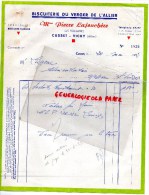 03 - CUSSET VICHY - FACTURE BISCUITERIE DU VERGER DE L' ALLIER - PIERRE LAJONCHERE- LES BOULAIRES-1955 - 1950 - ...
