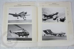 1960 Great Military Programme Document & Images  About The Demonstration By Ships Of The Royal Navy Off Barcelona. - Aviazione