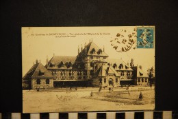 CP, 03, LAVAULT St ANNE Environs De Montluçon Vue Générale De L'Hôpital De La Charité Voyagé En 1923 - Sonstige & Ohne Zuordnung