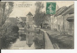 Carte Postale :  L'isle - Sur - Serein : Quartier Du Moulin - L'Isle Sur Serein