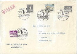 Germany (Berlin) 1968  Sonderstempel Fur Urologie Mi.140y,231,255 + BRD Mi.226y - Cartas & Documentos