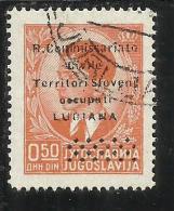 LUBIANA 1941 R. COMMISSARIATO 50 P 50P USATO USED OBLITERE´ - Ljubljana