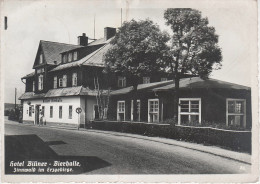 AK Hotel Gasthof Biliner Bierhalle Zinnwald Cinovec Bei Mikulov Niklasberg Moldava Moldau Eichwald Altenberg Teplitz - Sudeten