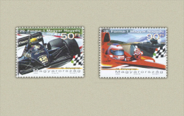 HUNGARY 2005 TRANSPORT Automobiles Cars FORMULA 1 - Fine Set MNH - Unused Stamps