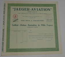 Jeager Aviation à Levallois Perret - Aviation