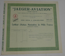 Jeager Aviation à Levallois Perret - Aviazione