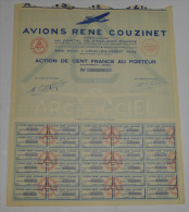 Avions René Couzinet à Levallois Perret - Aviation