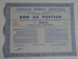 Cie Générale Aéropostale - Aviation