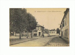 CPA 95 EZANVILLEPlace Elluin Deviliers - Ezanville