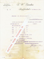 Brief 1901 - BERG-GLADBACH - J. W. ZANDERS - Papierfabrik - Andere & Zonder Classificatie
