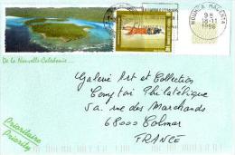 MON 4 - NOUVELLE CALEDONIE - Belle Lettre Illustrée - Aff. Monnaies Canaques - Storia Postale