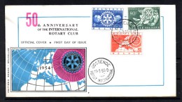 FDC Du Rotary International, 952 / 954    Edition RODAN - Rotary, Lions Club