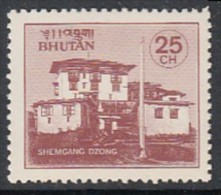 BHUTAN 1984 Monasteries,  Religion, Buddhism, 25 Ch Shemgang Monastery,  MNH(**) - Abadías Y Monasterios