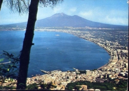 Castellamare Di Stabia - Panorama Col Vesuvio - 63897 - Formato Grande Viaggiata - Castellammare Di Stabia