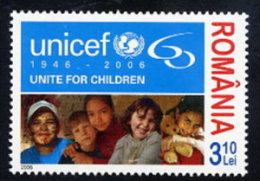 ROMANIA 2006 UNICEF 60th Anniversary MNH / **.  Michel 6156 - Nuevos