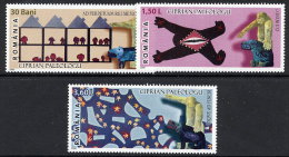 ROMANIA 2006 Modern Art: Ciprian Paleologu Set Of 3 MNH / **.  Michel 6151-53 - Nuevos