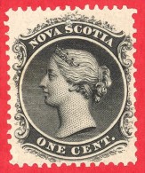 Canada Nova Scotia -  # 8 - 1 Cent - Mint - Dated  1860 - Queen Victoria / Reine Victoria - Ongebruikt