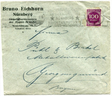 Delcampe - ALLEMAGNE THEME ESPERANTO ENVELOPPE OBLITERATION AVEC FLAMME KONGRESON DE ESPERANTO 2a-8a DE AUGUSTO 1923 * NURNBERG *.. - Esperanto