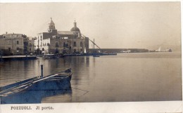 CAMPANIA-POZZUOLI-POZZUOLI IL PORTO VEDUTA PANORAMA PRIMI 900 (TIPO FOT.) - Pozzuoli