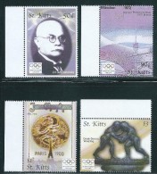 (B255-10) St Kitts 2004 Athens Olympic Games - Olympics - Mi 796-99 Set MNH - Summer 2004: Athens