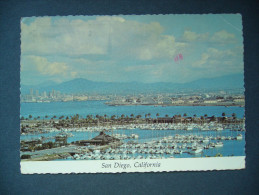 California: SAN DIEGO - Shelter Island´s Tropical Setting, Boats Yachts - Posted 1977 - San Diego