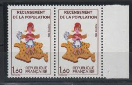 Variété Paire Du N° 2202a Neuve Sans Charnière, Tenant à Normal - Unused Stamps