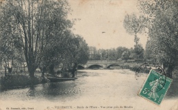 ( CPA 28 )  VILLEMEUX  /  Bords De L'Eure  -  Vue Prise Du Moulin - - Villemeux-sur-Eure