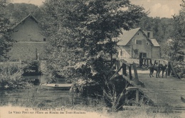 ( CPA 28 )  VILLEMEUX  /  Le Vieux Pont Sur L'Eure Au Moulin Des Trois-Moulines - - Villemeux-sur-Eure