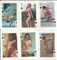 Nue ,Cartes à Jouer  Hérotique  ,54  Cartes à Jouer , HEROTIQUES    ( Cartes 8,5 X 5,7  )   9  Scans - 54 Cartas