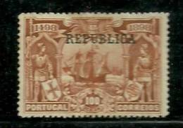 Portugal 1911 4 Cent Descob Caminho Maritimo Para India Vasco Da Gama  Overprinted Surcharged MH - Maritime