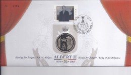 Belgie - Belgique Numisletter 3289 Koning Albert II , 70  2004 - Numisletter