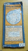 Carte  Michelin N° 77 Valence Grenoble - Mappe/Atlanti