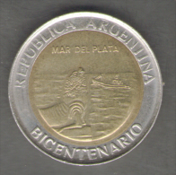 ARGENTINA 1 PESO 2010 BIMETALLICA - Argentinië