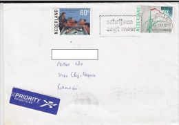 14149- SHIPS, SAIL, STAMPS ON COVER,  2001, NETHERLANDS - Cartas & Documentos