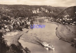 CPSM 10X15   De SÄCHS. SCHWEIZ -   Stadt WEHLEN Mit BASTEI - Bastei (sächs. Schweiz)