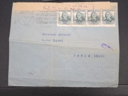 ESPAGNE - LETTRE DE VALANCIA POUR LA FRANCE AVEC CENSURE 1937  LOT P2404 - Republikeinse Censuur