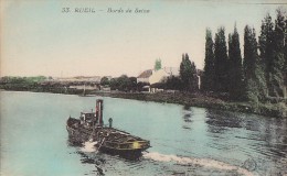 Transports - Bâteaux - Remorqueur Sur La Seine Rueil - Tugboats