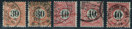 Lot Württemberg Aus Nr. 61, 62, 102 C, Etc. - Collezioni