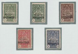 1923 - Segnatasse "SPECIMEN" - N° 59-63 - Nuevos