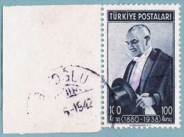 1939 /40 - Anniversario Della Morte Di  Ataturk - Foglietto N° 1 - Gebruikt