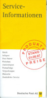 BRD Deutsche Post Produktpreise Stand 01.09.1997 = Postleistungs- Und -gebührenübersicht - Otros & Sin Clasificación