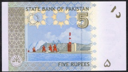 PAKISTAN   P53b  5  RUPEES    2009     UNC. - Pakistan