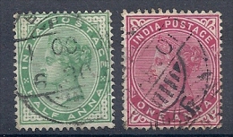 140019441   INDIA  ING.  YVERT  Nº  53/4 - 1858-79 Kronenkolonie