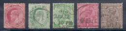 140019453   INDIA  ING.  YVERT  Nº  74/8 - 1902-11 King Edward VII