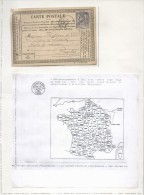 France 1878 Postal History Rare Old Postcard Postal Stationery Valenciennes Bruxelles DB.310 - Cartoline Precursori